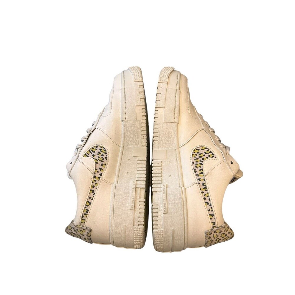 Nike Air Force 1 Low Pixel SE Leopard Sail Lemon Twist Women's Sneakers Size 9.5 - Picture 3 of 7
